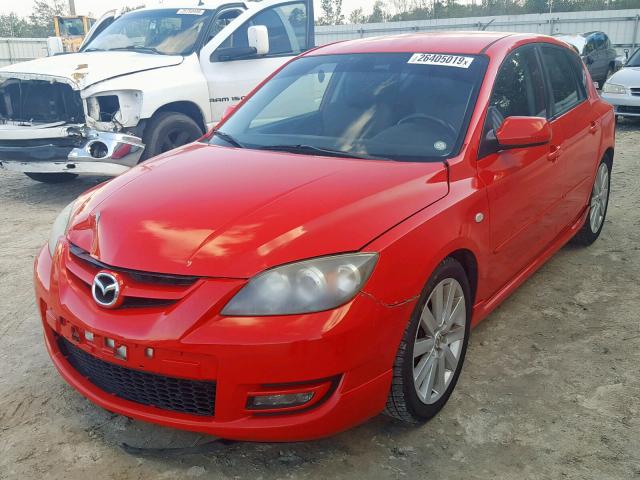 JM1BK34L671626987 - 2007 MAZDA SPEED 3 RED photo 2