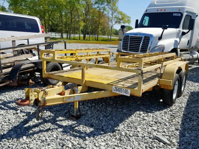 TC960417023 - 1996 TRAIL KING FLATBED YELLOW photo 2