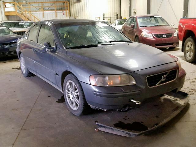 YV1RS592262519982 - 2006 VOLVO S60 2.5T GRAY photo 1