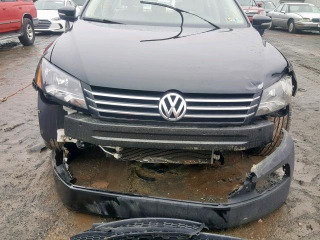 1VWBP7A34DC057969 - 2013 VOLKSWAGEN PASSAT SE BLACK photo 9