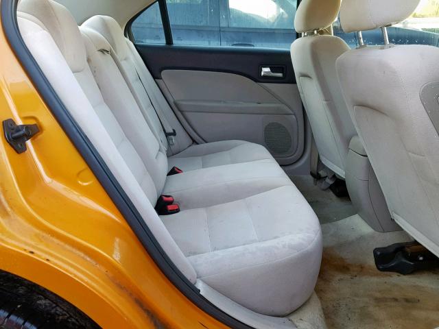 3FAHP06Z77R270511 - 2007 FORD FUSION S ORANGE photo 6