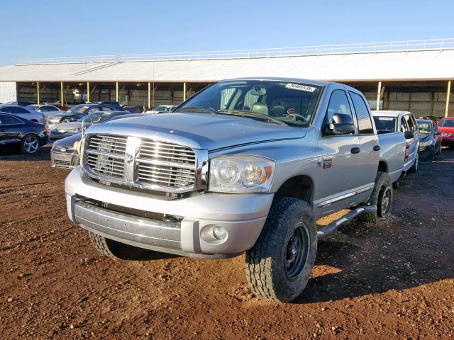 3D7KS28A38G195679 - 2008 DODGE RAM 2500 S SILVER photo 2