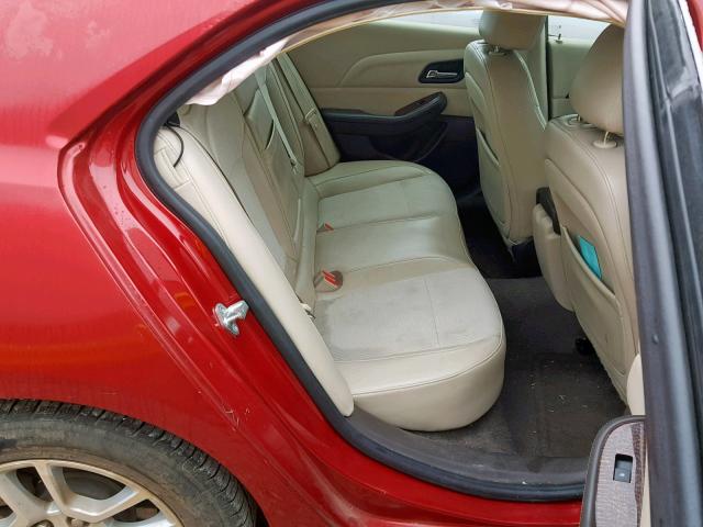 1G11D5RR5DF108102 - 2013 CHEVROLET MALIBU 1LT წითელი ფოტო 6