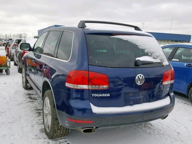 WVGCM77L34D039394 - 2004 VOLKSWAGEN TOUAREG 4. BLUE photo 3