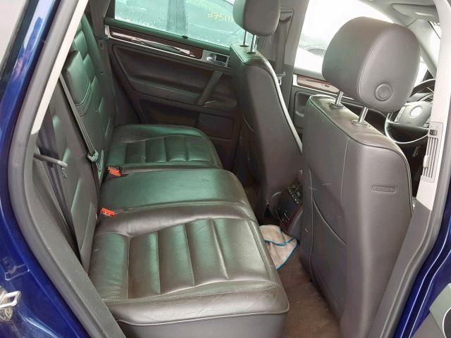 WVGCM77L34D039394 - 2004 VOLKSWAGEN TOUAREG 4. BLUE photo 6