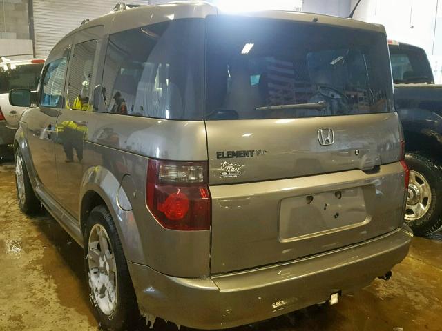 5J6YH17998L000668 - 2008 HONDA ELEMENT SC GRAY photo 3