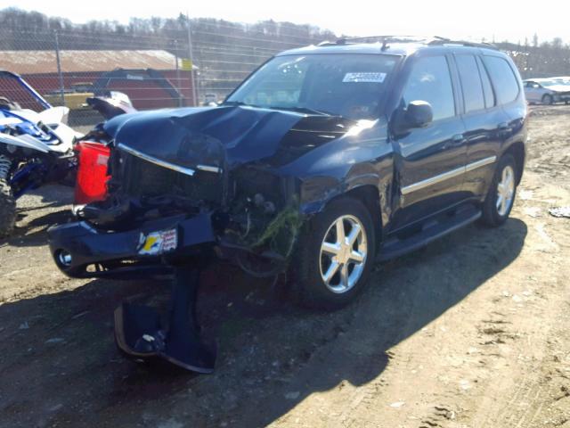 1GKDT13S382148921 - 2008 GMC ENVOY BLUE photo 2