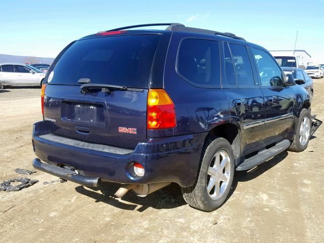 1GKDT13S382148921 - 2008 GMC ENVOY BLUE photo 4