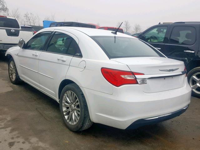 1C3CCBAB6CN191841 - 2012 CHRYSLER 200 LX WHITE photo 3