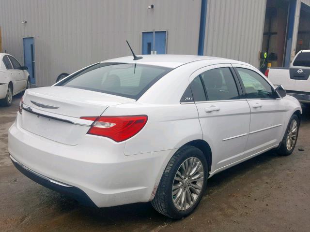 1C3CCBAB6CN191841 - 2012 CHRYSLER 200 LX WHITE photo 4