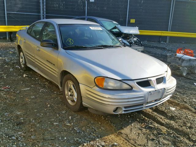 1G2NE52T81M663228 - 2001 PONTIAC GRAND AM S SILVER photo 1