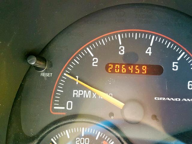 1G2NE52T81M663228 - 2001 PONTIAC GRAND AM S SILVER photo 8