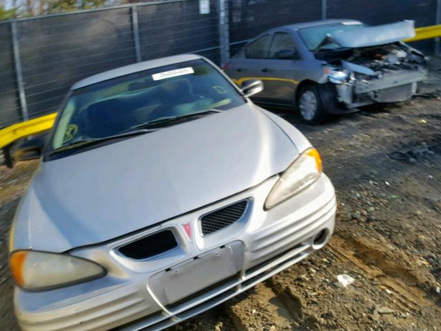 1G2NE52T81M663228 - 2001 PONTIAC GRAND AM S SILVER photo 9