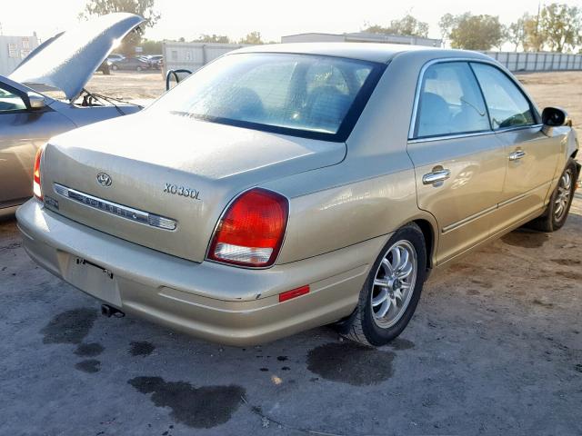 KMHFU45E52A210726 - 2002 HYUNDAI XG 350 GOLD photo 4