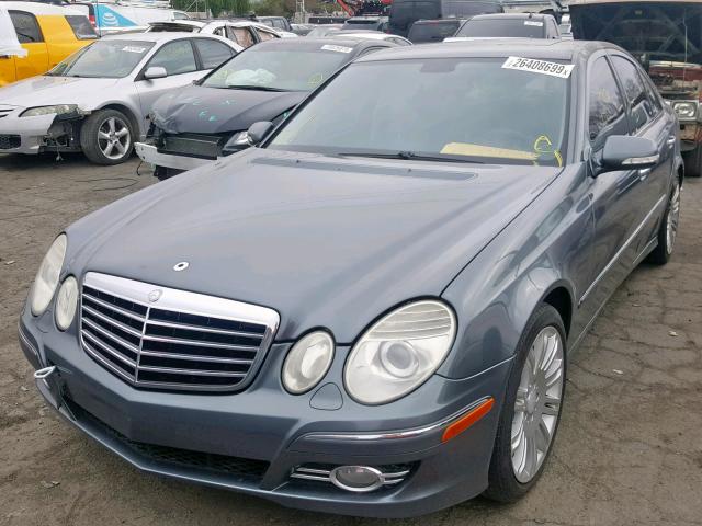 WDBUF56X78B317158 - 2008 MERCEDES-BENZ E 350 GRAY photo 2