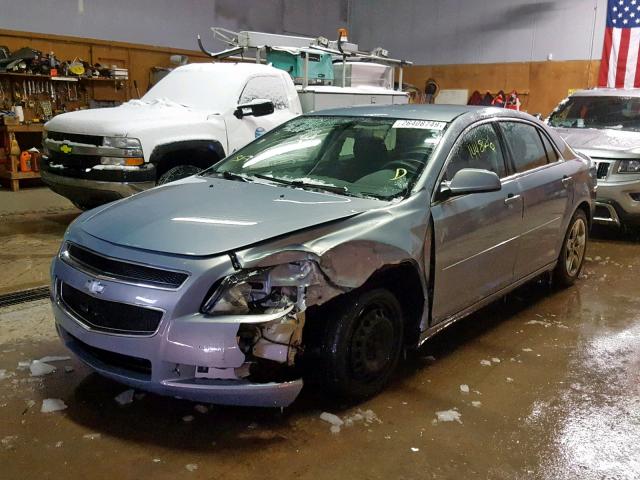 1G1ZH57B794202904 - 2009 CHEVROLET MALIBU 1LT SILVER photo 2