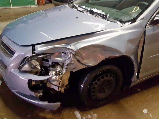 1G1ZH57B794202904 - 2009 CHEVROLET MALIBU 1LT SILVER photo 9