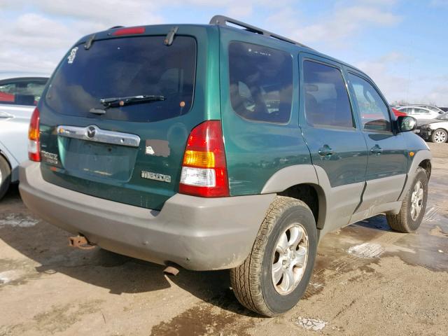 4F2YU061X1KM14481 - 2001 MAZDA TRIBUTE DX 绿色 照片 4