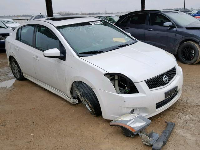 3N1BB6AP7BL661454 - 2011 NISSAN SENTRA SE- WHITE photo 1