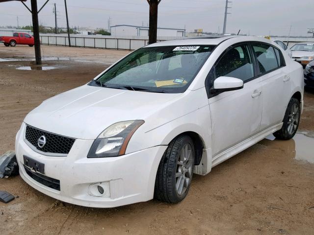 3N1BB6AP7BL661454 - 2011 NISSAN SENTRA SE- WHITE photo 2