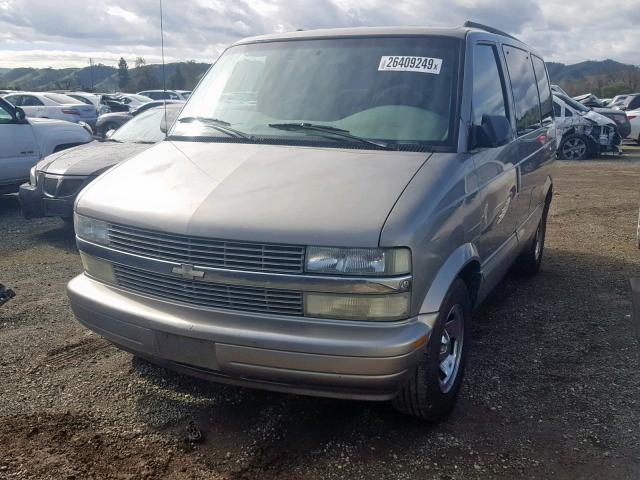 1GNDM19XX2B113397 - 2002 CHEVROLET ASTRO BEIGE photo 2