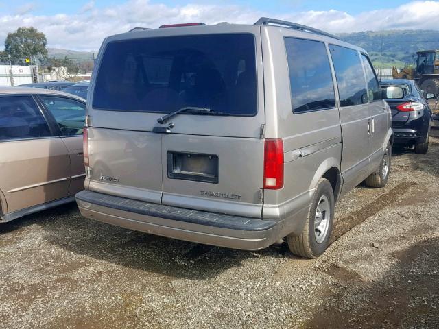 1GNDM19XX2B113397 - 2002 CHEVROLET ASTRO BEIGE photo 4