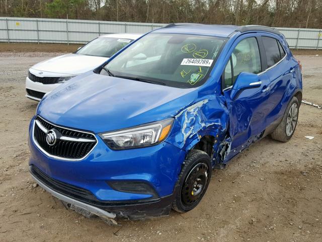 KL4CJASB4JB566158 - 2018 BUICK ENCORE PRE BLUE photo 2