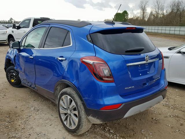 KL4CJASB4JB566158 - 2018 BUICK ENCORE PRE BLUE photo 3