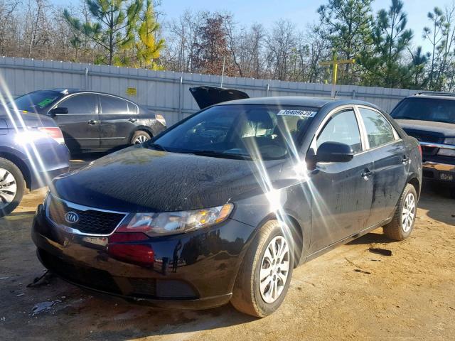 KNAFU4A21C5544632 - 2012 KIA FORTE EX BLACK photo 2