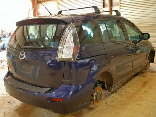 JM1CR293680308166 - 2008 MAZDA 5 BLUE photo 4