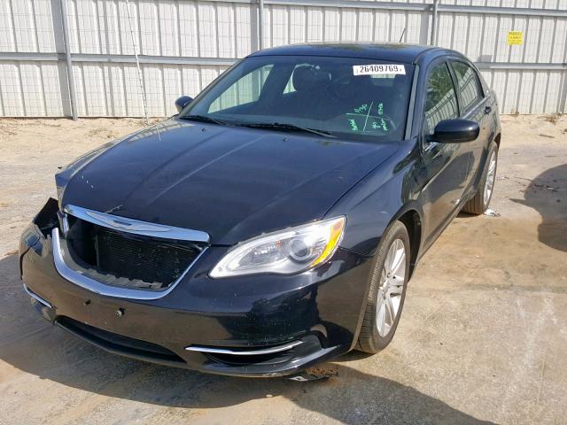 1C3CCBAB7DN705620 - 2013 CHRYSLER 200 LX BLACK photo 2