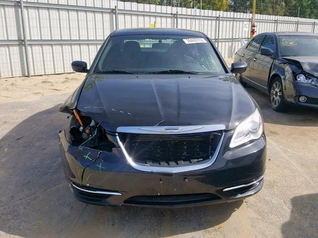 1C3CCBAB7DN705620 - 2013 CHRYSLER 200 LX BLACK photo 9