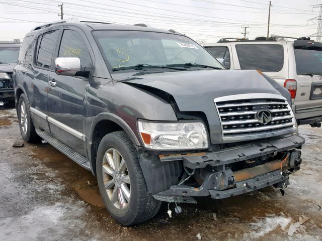 5N3AA08C99N904061 - 2009 INFINITI QX56 GRAY photo 1