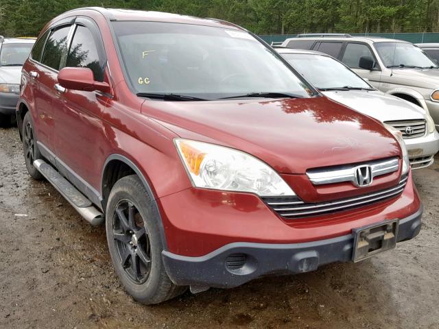 JHLRE48777C110430 - 2007 HONDA CR-V EXL BURGUNDY photo 1