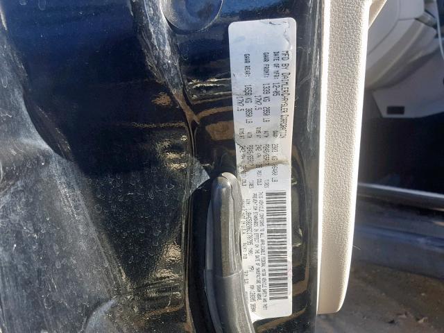 1J8HG58206C170795 - 2006 JEEP COMMANDER BLACK photo 10