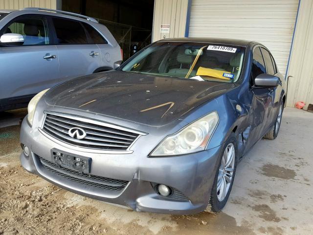 JN1CV6AP9AM406031 - 2010 INFINITI G37 BASE SILVER photo 2