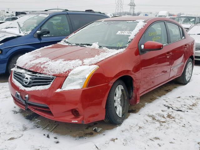 3N1AB6AP7BL687001 - 2011 NISSAN SENTRA 2.0 RED photo 2