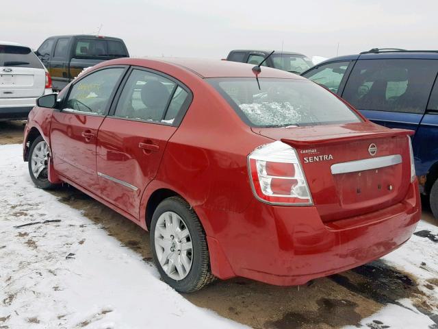 3N1AB6AP7BL687001 - 2011 NISSAN SENTRA 2.0 RED photo 3