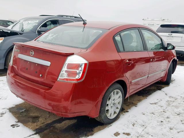 3N1AB6AP7BL687001 - 2011 NISSAN SENTRA 2.0 RED photo 4