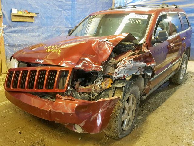 1J8GR48KX8C245229 - 2008 JEEP GRAND CHER BURGUNDY photo 2