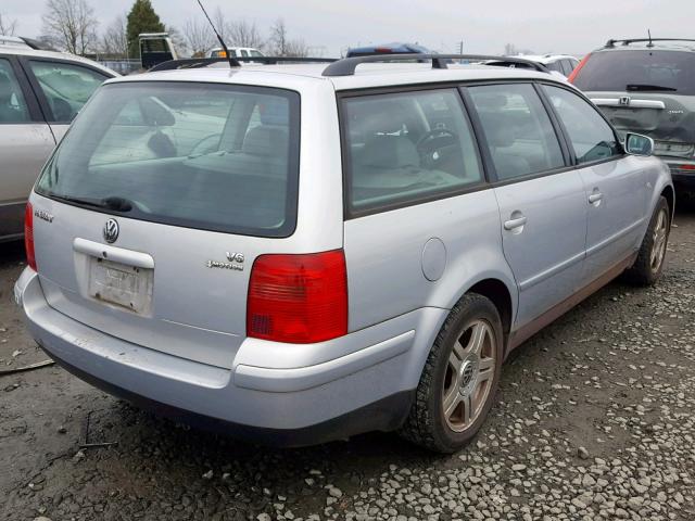 WVWLH63B21E036525 - 2001 VOLKSWAGEN PASSAT GLX Gümüş foto 4