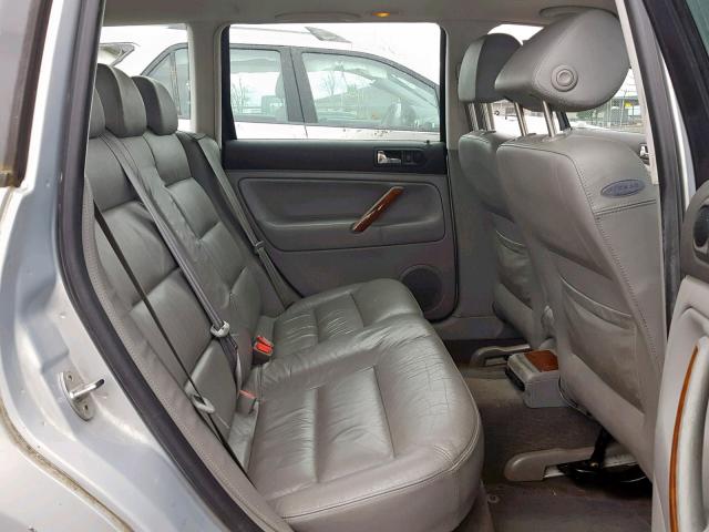 WVWLH63B21E036525 - 2001 VOLKSWAGEN PASSAT GLX Gümüş foto 6