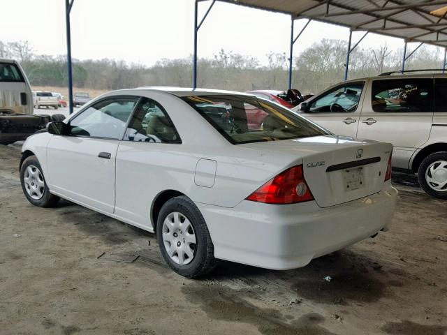 1HGEM211X4L069474 - 2004 HONDA CIVIC DX V WHITE photo 3