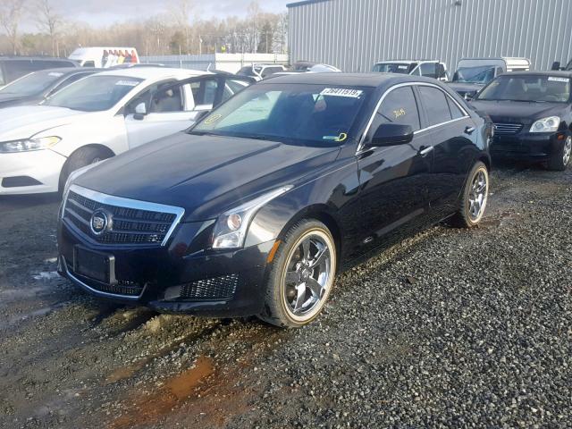 1G6AA5RA1D0169866 - 2013 CADILLAC ATS BLACK photo 2