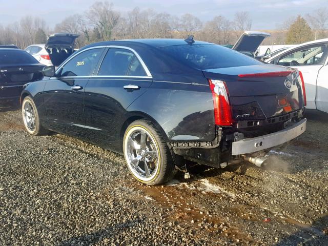 1G6AA5RA1D0169866 - 2013 CADILLAC ATS BLACK photo 3