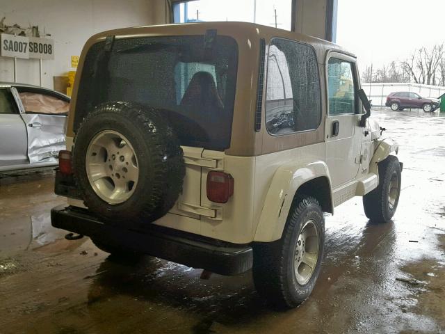 1J4FA59S7YP770167 - 2000 JEEP WRANGLER / WHITE photo 4