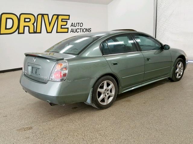 1N4BL11D93C264978 - 2003 NISSAN ALTIMA SE GREEN photo 4