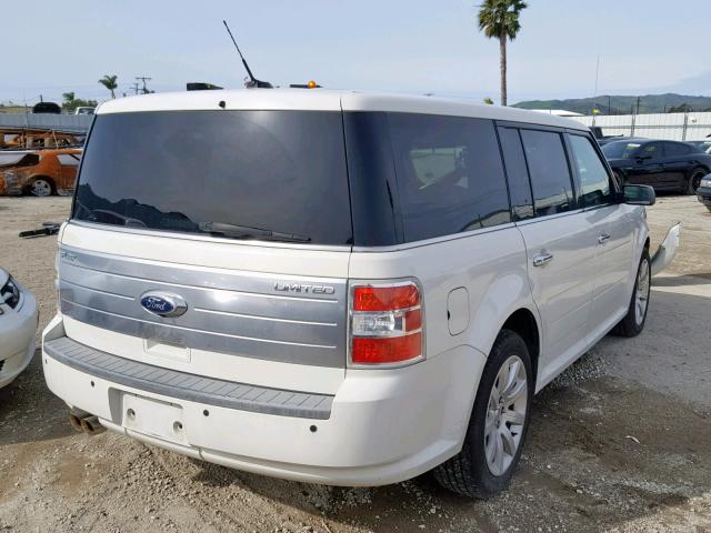 2FMGK5DCXBBD02788 - 2011 FORD FLEX LIMIT WHITE photo 4