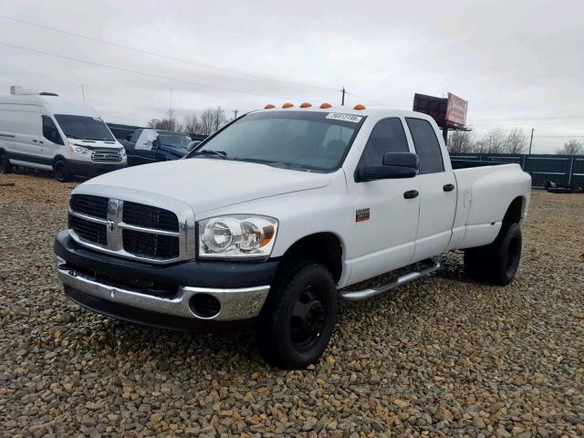 3D7MX48A78G198784 - 2008 DODGE RAM 3500 S WHITE photo 2