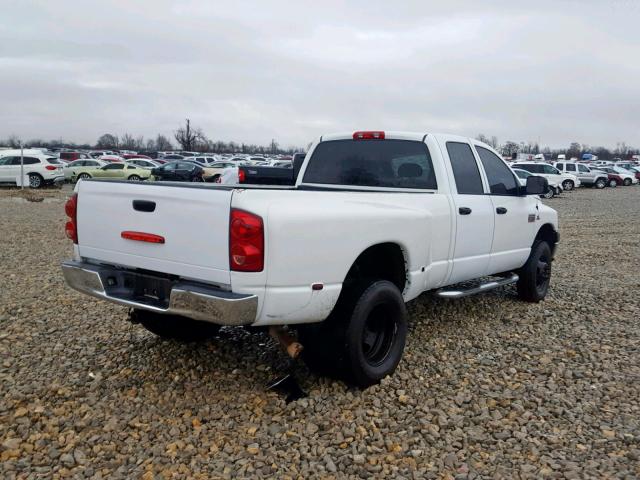 3D7MX48A78G198784 - 2008 DODGE RAM 3500 S WHITE photo 4